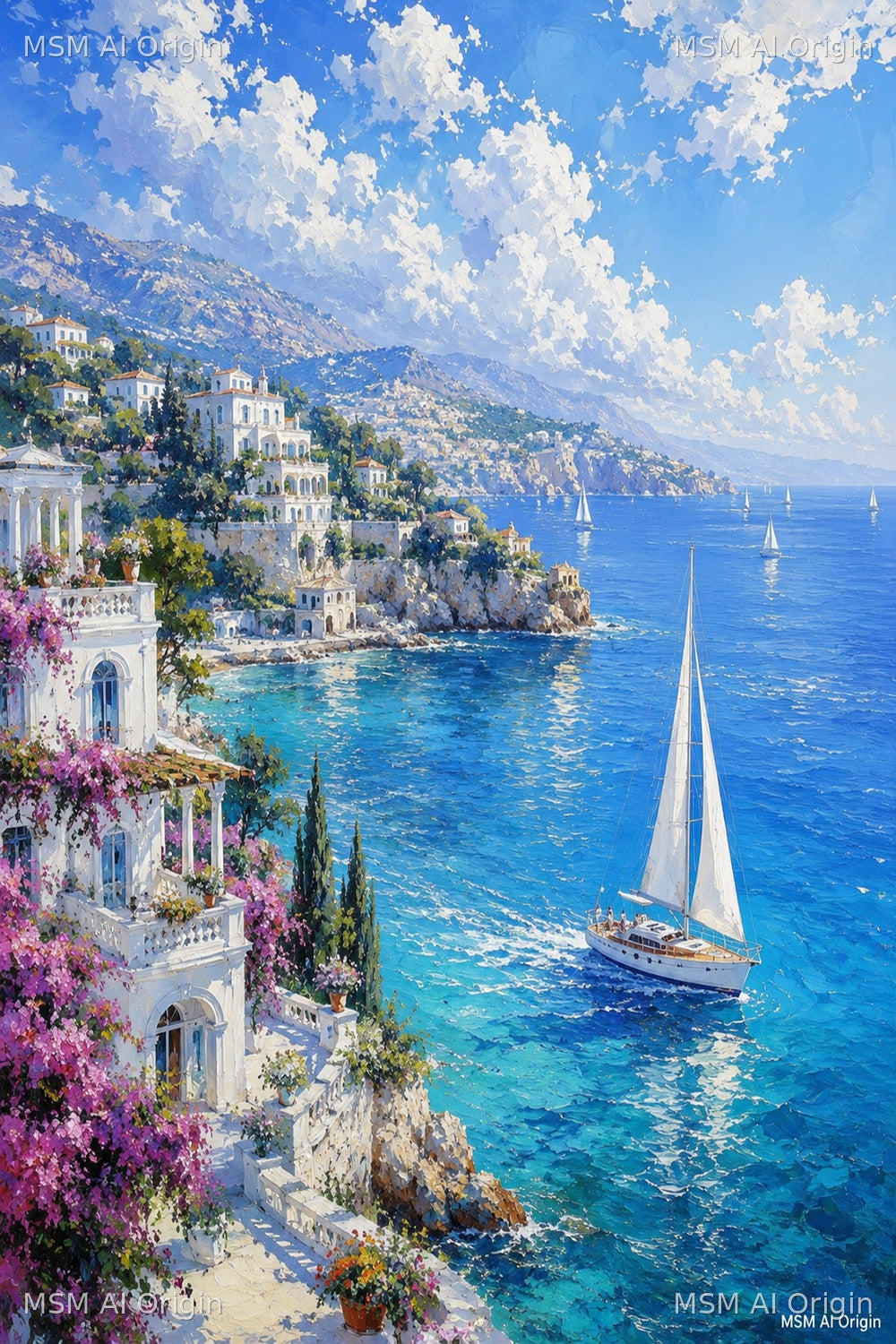 Sail Over the Sunlit Coast