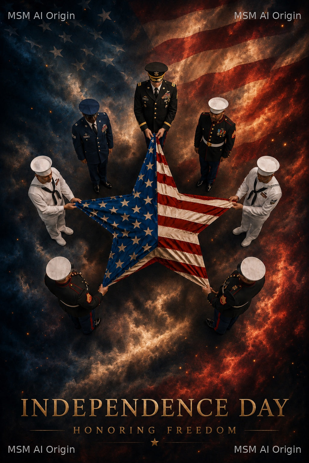Freedom's Honor – Digital Art Print | Instant Download
