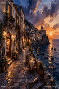 Amber Harbor Evening