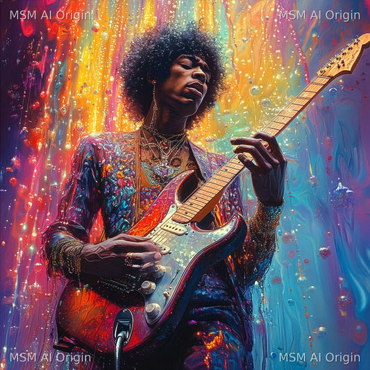 Electric Firestorm – Digital Art Print | Instant Download