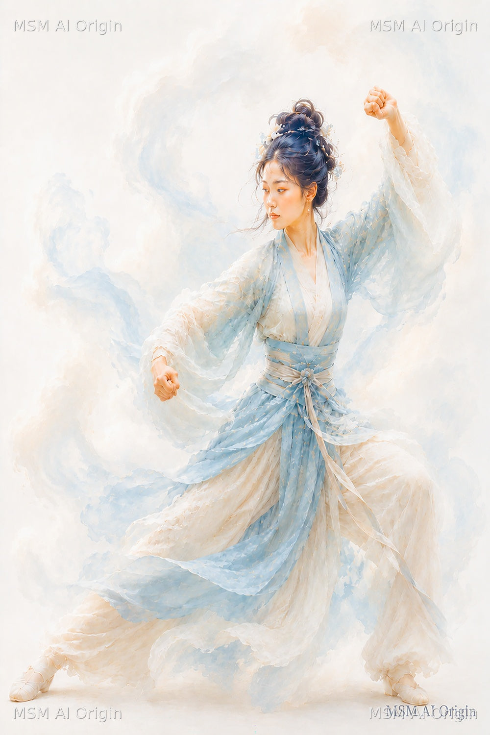 Gentle Strike – Digital Art Print | Instant Download