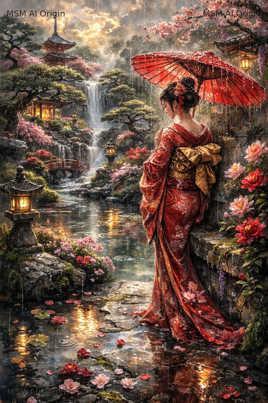 The Garden That Listens – Digital Art Print | Instant Download