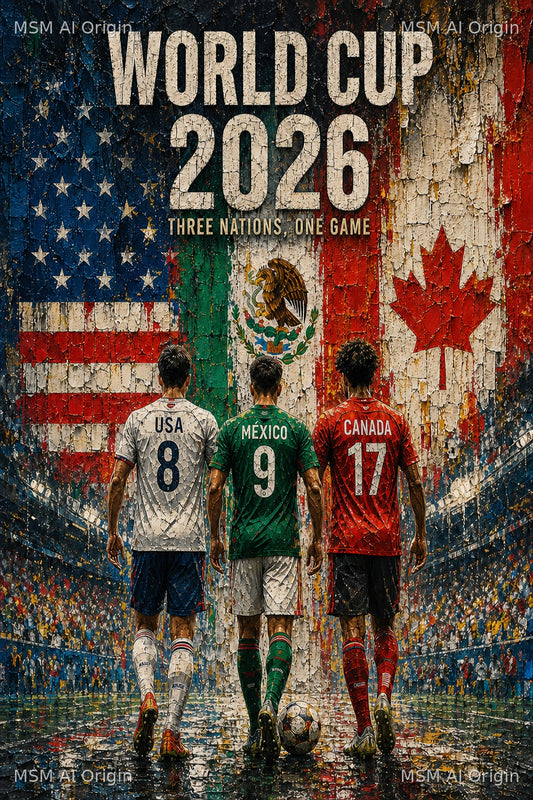 Three Flags, One Game – Digital Art Print | Instant Download