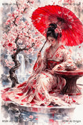Yukina (Snow Blossom) – Digital Art Print | Instant Download